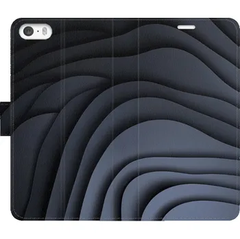 Pouzdro na mobilní telefon Flipové pouzdro iSaprio - Dark Waves - iPhone 5/5S/SE