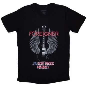 Pánské oblečení Merch Foreigner: Foreigner Unisex T-shirt: Juke Box Hero (small) S