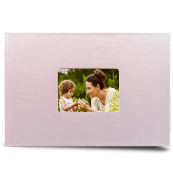 Fotokniha Fotokniha24 hod. Vaše nejlepší foto kniha A4 šířku v růžové barvě - motiv elegantní bílá