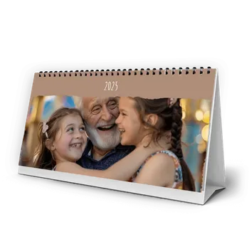 Fotokalendář 14-denní fotokalendář, Krásné šablony pro rok 2026, Kvalitní papír i tisk, Expresní výroba. Motiv Terracotta Motiv Terracotta