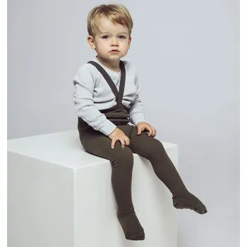 Punčocháče s kšandami pro miminka a děti – Zelená Velikost: 0-6m