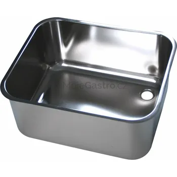 Nerezový dřez OEM Dřez lisovaný 500x400x300mm L