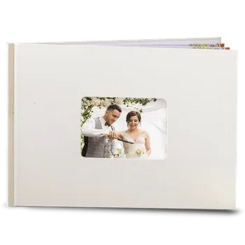 Fotokniha Fotokniha online. Desky přírodní A4 na šířku výroba do 24 hod - srdíčkový motiv