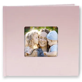 Fotokniha Vyrobte si online nejlepší fotoknihu, rychle v růžové barvě 21 x 21 cm do 24 hod - motiv elegantní bílá