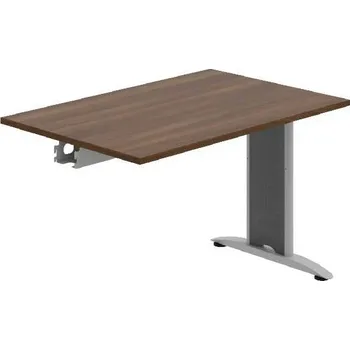 Kancelářský vozík HOBIS kancelářský stůl jednací přídavný rovný - FJ 1200 R, ořech + doprava zdarma