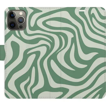 Pouzdro na mobilní telefon Flipové pouzdro iSaprio - Zebra Green 02 - iPhone 12/12 Pro