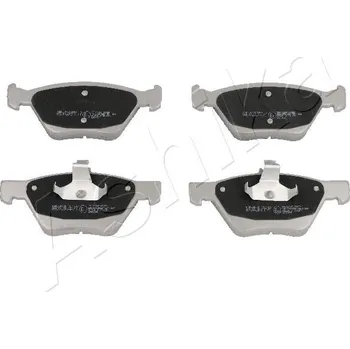 Brzdová destička Sada brzdových destiček, kotoučová brzda ASHIKA 50-00-0526