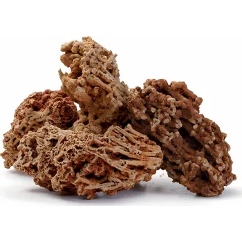 Přírodní kámen Granulati Zandobbio Okrasný lámaný kámen Spaghetti Tartaro Rosso 200 - 400 mm (koš) 350 kg