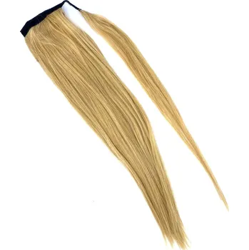 Příčesek Clip in culík - pravé vlasy - 50 cm - přírodní blond