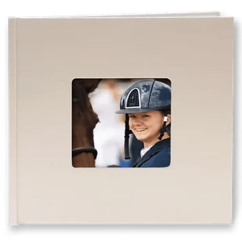 Fotokniha Nejlepší VELKÁ foto-kniha a kvalita pro vzpomínky. Desky přírodní - motiv béžové pozadí