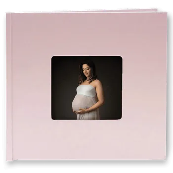 Fotokniha Nejlepší foto-kniha 21x21 cm a kvalita pro vzpomínky. Desky růžové - motiv elegantní černá