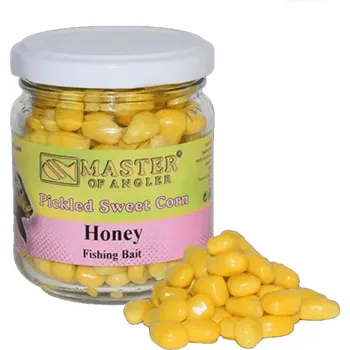 Návnadová surovina Master of Angler Kukuřice Pickled Sweet Corn - 212 ml/Med