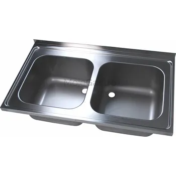 Nerezový dřez OEM Dvoudřez 1300x700 2x(500x500x300)