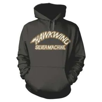 Pánská mikina Merch Hawkwind: Silver Machine (charcoal) XXL 2024