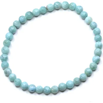 Náramek Náramek larimar kuličky Larisa 6mm extra jakost
