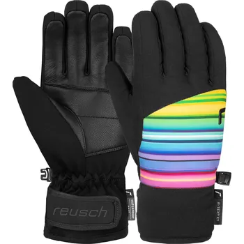 REUSCH BEATRIX R-TEX XT JUNIOR Black/Multicolour lines Velikost: 5,5