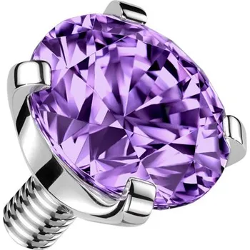 Piercing Šperky4U Náhradní kamínek TITAN, závit 1,2 mm, 3mm - TIT1069-03TZ