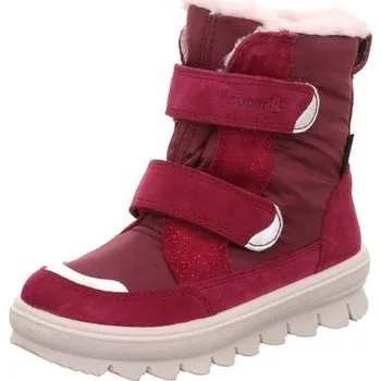 Dívčí zimní obuv Dívčí zimní boty FLAVIA Red/Silver Gore-Tex, Superfit , 1-000216-5000, červená - 27