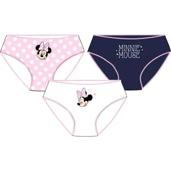 Kalhotky Dívčí kalhotky Minnie Mouse 52338231 3ks, mix barev