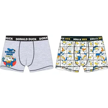 Chlapecké spodní prádlo Chlapecké boxerky Kačer Donald 52338653 2ks, bílá / šedá