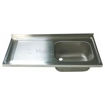 Nerezový dřez Dřez nerez 1600x700 (600x500x300)P