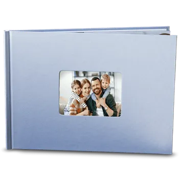 Fotokniha Fotokniha levně. Vaše nejlepší foto kniha A4 šířku v barvě modré - motiv album