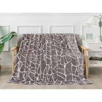 deka XPOSE® Mikroplyšová deka ZDENA - šedá 140x200 cm, Mikroplyš + Prodloužená možnost vrácení zboží do 50 dnů