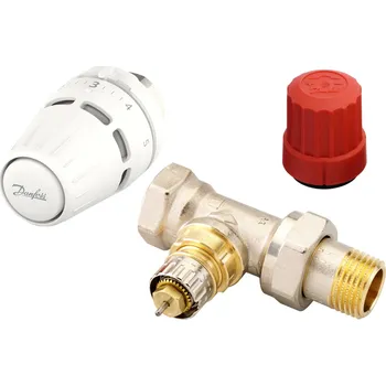Hlavice pro radiátor DANFOSS přímý set RAE pro klasické radiátory - termostatická hlavice + přímý ventil 1/2"