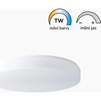 Plnospektrální LED svítidlo DAGO 3 plastové 500 mm 48W - Večerní a noční, Jen zapnout a vypnout