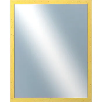 Zrcadlo DANTIK - Zarámované zrcadlo - rozměr s rámem cca 80x100 cm z lišty RETRO žlutá (2533)