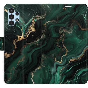 Pouzdro na mobilní telefon Flipové pouzdro iSaprio - Emerald 02 - Samsung Galaxy A13 / A13 5G