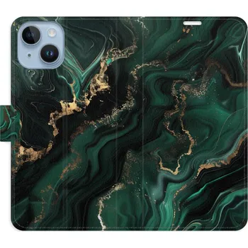 Pouzdro na mobilní telefon Flipové pouzdro iSaprio - Emerald 02 - iPhone 14