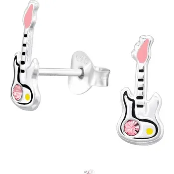 Náušnice Prosperk Náušnice ze stříbra - kytara S1567