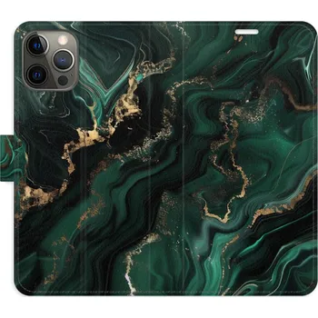 Pouzdro na mobilní telefon Flipové pouzdro iSaprio - Emerald 02 - iPhone 12/12 Pro