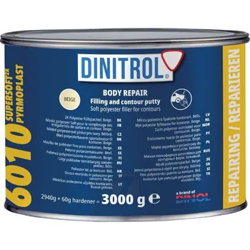 Karosářský tmel Dinitrol 6010 SuperSoft tmel 3kg