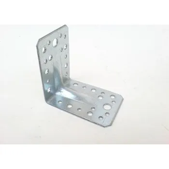 Tesařské kování Úhelník 90˚ s prolisem 60 x 60 x 45 x 2 mm