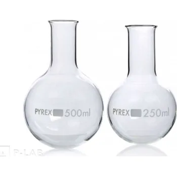 Baňka s kulatým dnem úzkohrdlá | PYREX® (Objem (ml): 2 000, Průměr baňky (mm): 166, Vnitřní průměr hrdla (mm): 45, Výška (mm): 260, Balení (ks): 1)