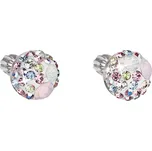 EVOLUTION GROUP CZ Stříbrné náušnice s krystaly Crystals from Swarovski® MAIC ROSE - 31336.3 magic rose