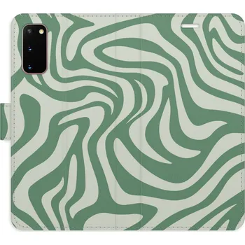 Pouzdro na mobilní telefon Flipové pouzdro iSaprio - Zebra Green 02 - Samsung Galaxy S20