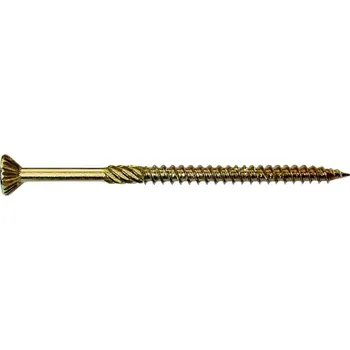 Spojovací materiál Konstrukční vrut 8 x 320, zápustná hlava, žlutý zn.,TX