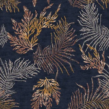 Velurové potahové látky s potiskem, Bylinky na Granátovém