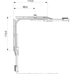 MACO Rohový převod MM pro šikmá okna