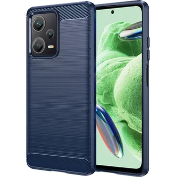 Pouzdro na mobilní telefon Techsuit Kryt Xiaomi Redmi Note 12 5G / Poco X5, Armored Carbon modrý