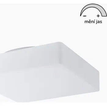 Plnospektrální LED svítidlo LORA 7 skleněné 440 mm 24W - Večerní a noční, Jen zapnout a vypnout