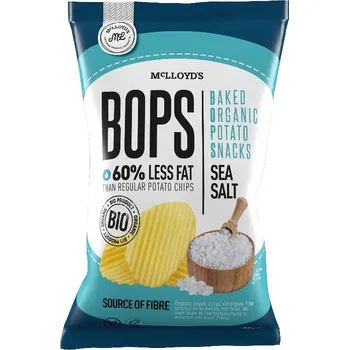 Pečené chipsy s mořskou solí bez lepku BIO 85 g