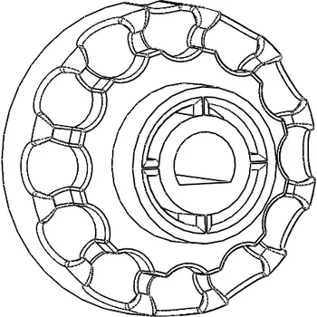 Žaluzie Kolo řetízku ISOTRA pro plochý drát