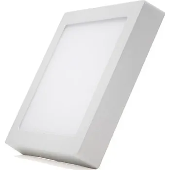 LED RF57-P 12W CCT SWITCH - povrchové čtvercové LED svítidlo 170x170mm, s nastavitelnou barvou svitu bílé 3000-6000K, napájecí zdroj, 960lm Barva: Bílá