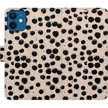 Pouzdro na mobilní telefon Flipové pouzdro iSaprio - Dotted 02 - iPhone 12 mini