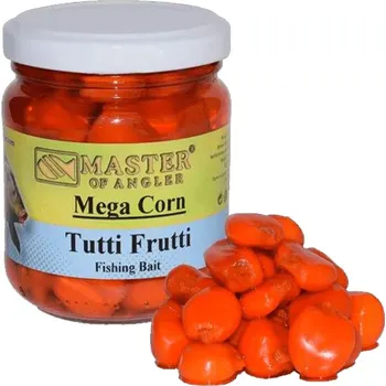 Návnadová surovina Master of Angler Kukuřice Mega Corn - 212 ml/Tutti-frutti