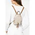 Městský batoh Michael Kors Rhea Mini Logo Backpack Vanilla